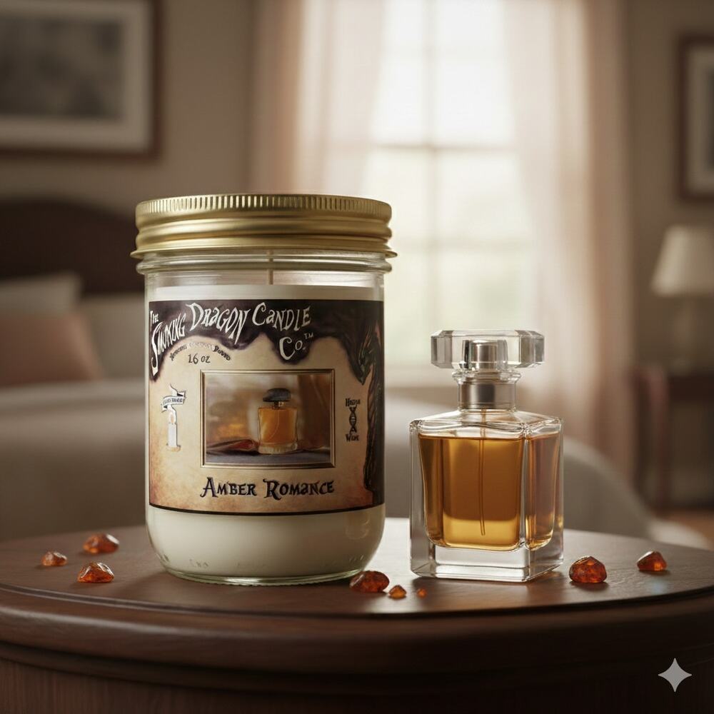 Amber Romance - 16 oz Coconut Wax Candle